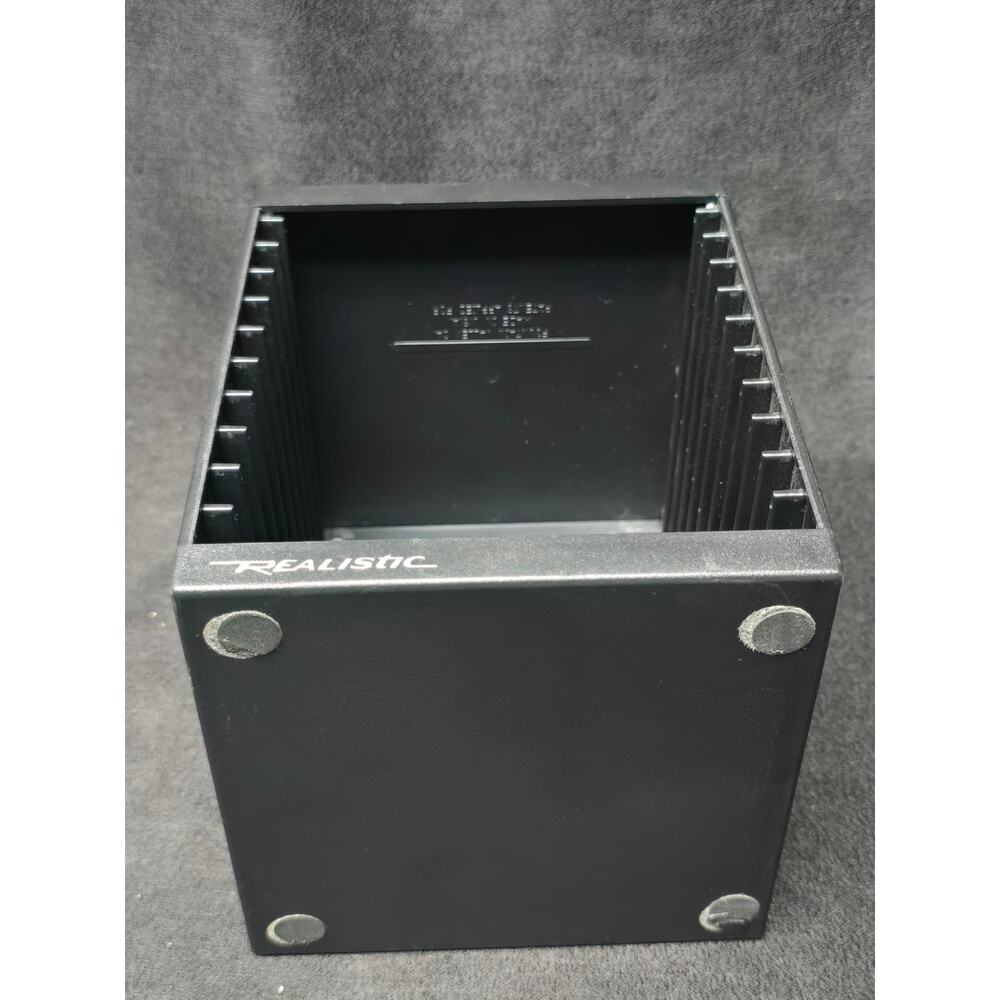 Realistic CD Holder Self Standing 10 Compact Disc Storage Rack - Picture 4 of 8